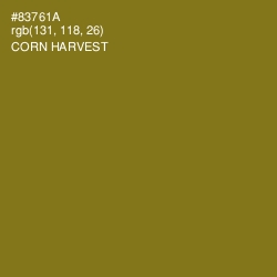 #83761A - Corn Harvest Color Image