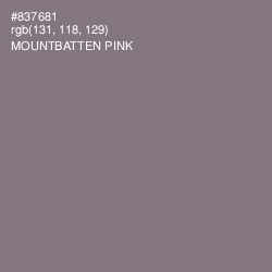 #837681 - Mountbatten Pink Color Image