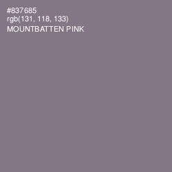 #837685 - Mountbatten Pink Color Image