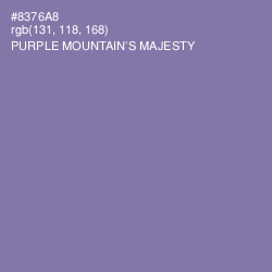 #8376A8 - Purple Mountain's Majesty Color Image