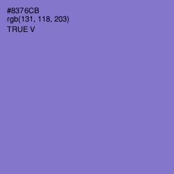 #8376CB - True V Color Image