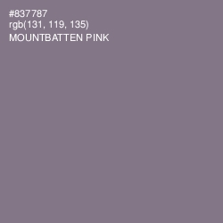 #837787 - Mountbatten Pink Color Image