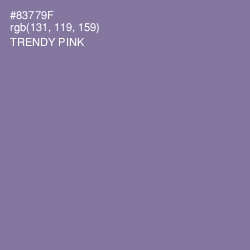 #83779F - Trendy Pink Color Image