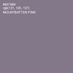 #837889 - Mountbatten Pink Color Image