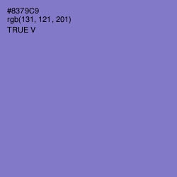 #8379C9 - True V Color Image