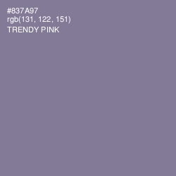 #837A97 - Trendy Pink Color Image