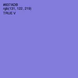 #837ADB - True V Color Image