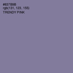 #837B9B - Trendy Pink Color Image