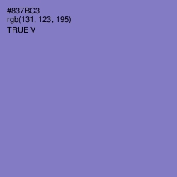 #837BC3 - True V Color Image