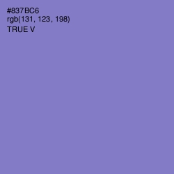 #837BC6 - True V Color Image