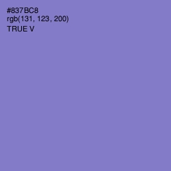 #837BC8 - True V Color Image