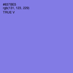 #837BE5 - True V Color Image