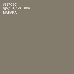 #837C6C - Makara Color Image