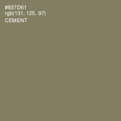 #837D61 - Cement Color Image