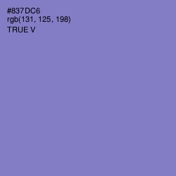 #837DC6 - True V Color Image