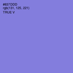 #837DDD - True V Color Image