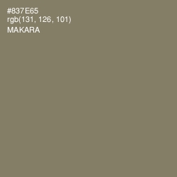 #837E65 - Makara Color Image
