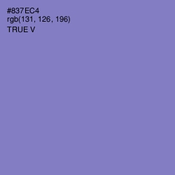 #837EC4 - True V Color Image