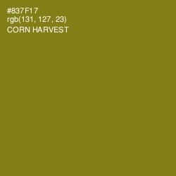 #837F17 - Corn Harvest Color Image