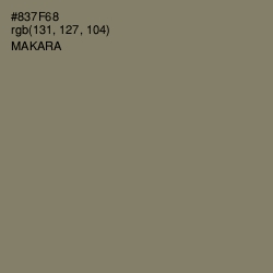 #837F68 - Makara Color Image