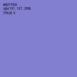 #837FD0 - True V Color Image