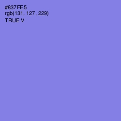 #837FE5 - True V Color Image