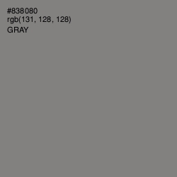 #838080 - Gray Color Image