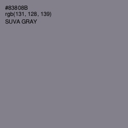 #83808B - Suva Gray Color Image