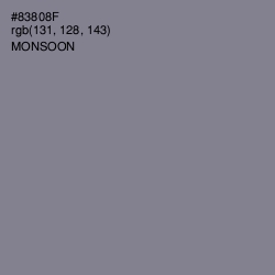 #83808F - Monsoon Color Image