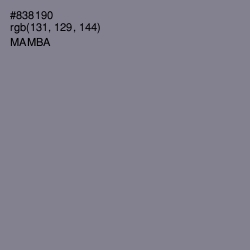 #838190 - Mamba Color Image