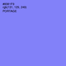 #8381F9 - Portage Color Image