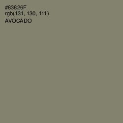 #83826F - Avocado Color Image