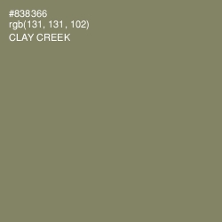 #838366 - Clay Creek Color Image