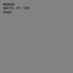 #838381 - Gray Color Image