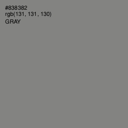 #838382 - Gray Color Image