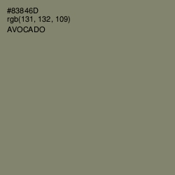 #83846D - Avocado Color Image