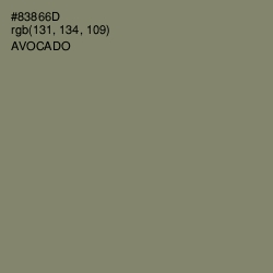 #83866D - Avocado Color Image