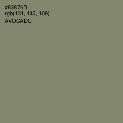#83876D - Avocado Color Image