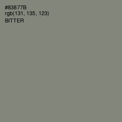 #83877B - Bitter Color Image