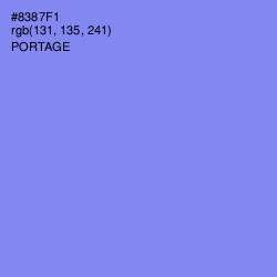 #8387F1 - Portage Color Image