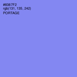 #8387F2 - Portage Color Image