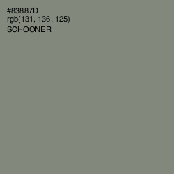 #83887D - Schooner Color Image