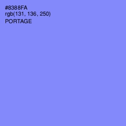 #8388FA - Portage Color Image