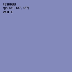 #8389BB - Bali Hai Color Image