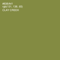 #838A41 - Clay Creek Color Image