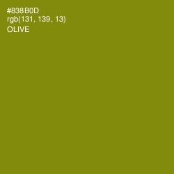 #838B0D - Olive Color Image