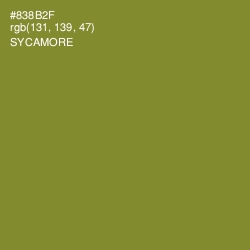 #838B2F - Sycamore Color Image