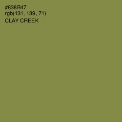 #838B47 - Clay Creek Color Image