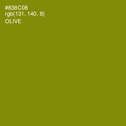 #838C08 - Olive Color Image