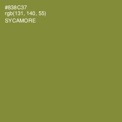 #838C37 - Sycamore Color Image